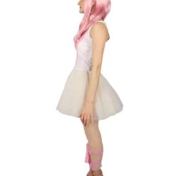 HPO Men's Adult Women ZOMBIE BALLERINA COSTUME | Pink & White Cosplay Costume 9 HPO Men's Adult Women ZOMBIE BALLERINA COSTUME | Pink & White Cosplay Costume