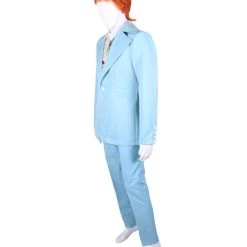 HPO 70's Rock Star | Powder Blue Suit With Dickie And Tie | Premium Halloween Costume | Multiple Color Options Men's 105 HPO 70's Rock Star | Powder Blue Suit With Dickie And Tie | Premium Halloween Costume | Multiple Color Options Men's