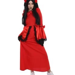HPO Adult Women's Day Of The Dead Bride Costume | Red Cosplay Costume 14 HPO Adult Women's Day Of The Dead Bride Costume | Red Cosplay Costume