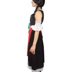 HPO Adult Women's Oktoberfest Fraulein Costume | Black & Red Halloween Costume 11 HPO Adult Women's Oktoberfest Fraulein Costume | Black & Red Halloween Costume