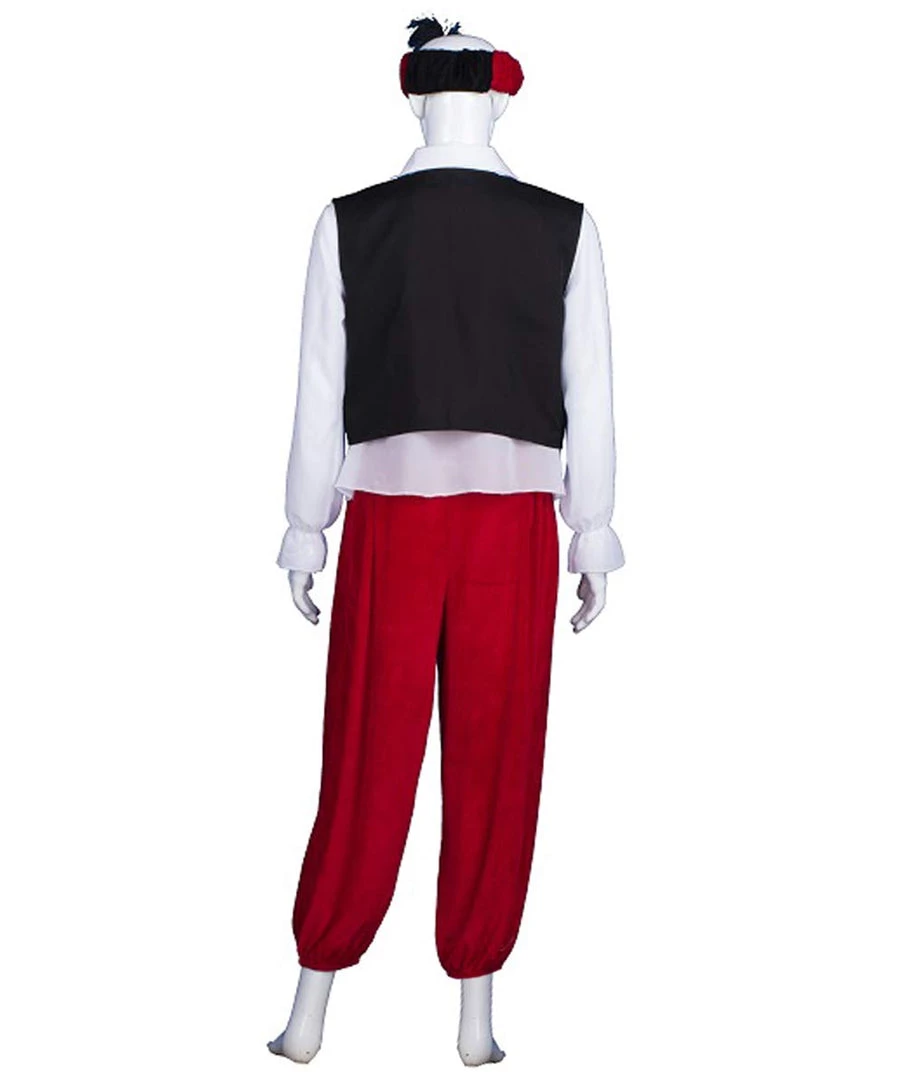 HPO Adult Men's Storybook & Fairytale Costume | Black, White & Red Cosplay Costume 3 HPO Adult Men's Storybook & Fairytale Costume | Black, White & Red Cosplay Costume