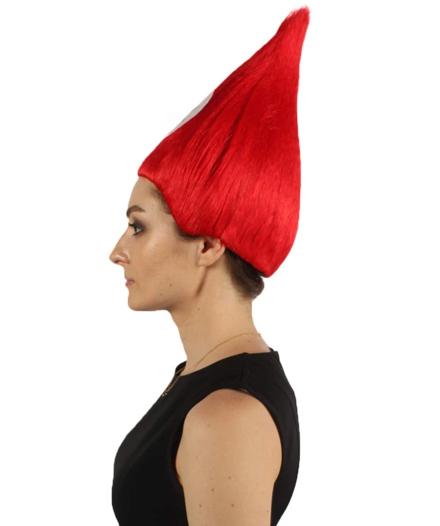 FLAGWIGS Women's Tunisia Flag Sport Troll Wig | Premium Breathable Capless Cap 4 FLAGWIGS Women's Tunisia Flag Sport Troll Wig | Premium Breathable Capless Cap