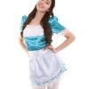 HPO Adult Women's Traditional Maid Uniform Costume | Aqua Blue Cosplay Costume
