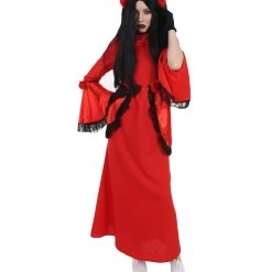 HPO Adult Women's Day Of The Dead Bride Costume | Red Cosplay Costume 11 HPO Adult Women's Day Of The Dead Bride Costume | Red Cosplay Costume