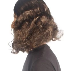 HPO Mens Biblical Wig And Beard Set Brown | Premium Breathable Capless Cap 12 HPO Mens Biblical Wig And Beard Set Brown | Premium Breathable Capless Cap