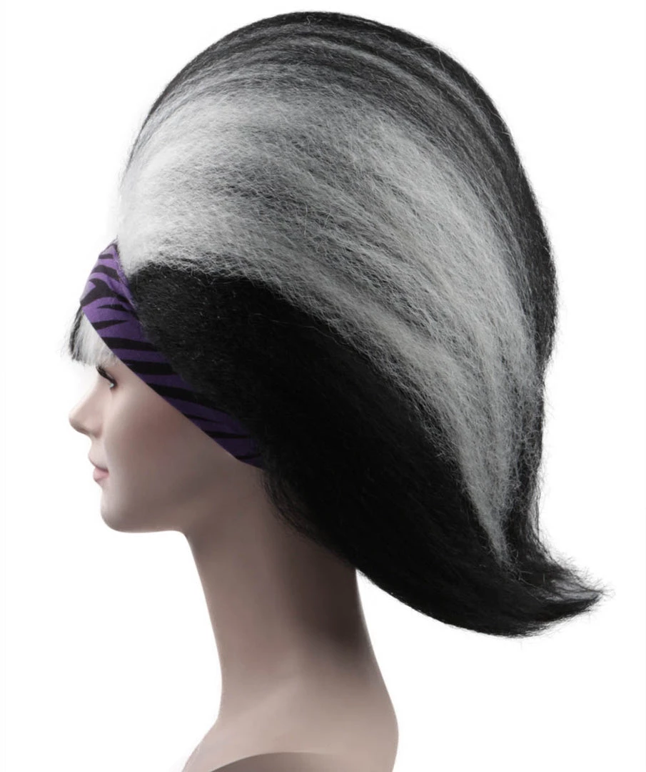 HPO Vampire Womens Wig | Jumbo Super Size Vampire Character Cosplay Halloween Wig | Premium Breathable Capless Cap Men's 4 HPO Vampire Womens Wig | Jumbo Super Size Vampire Character Cosplay Halloween Wig | Premium Breathable Capless Cap Men's