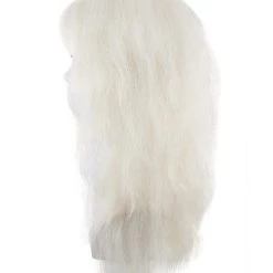 HPO Super Girl Villain Womens Wig | White Cosplay Wig | Premium Breathable Capless Cap Men's