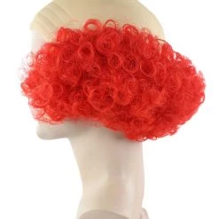 HPO Men's Bald Curly Red Mens Clown Wig | Red Wig With Cap 10 HPO Men's Bald Curly Red Mens Clown Wig | Red Wig With Cap