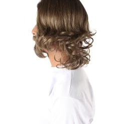 HPO Adult Men's Dark Brown The Dude Big Lebowski Wig & Beard Kit