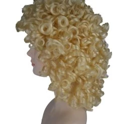 HPO Men's Womens Medium Curly Olympian Lady Wigs Collections | Cosplay Halloween Wigs | Premium Breathable Capless Cap