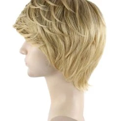 HPO Men's Snow Movie Mens Wig | Blonde Cosplay Halloween Wig | Premium Breathable Capless Cap 18 HPO Men's Snow Movie Mens Wig | Blonde Cosplay Halloween Wig | Premium Breathable Capless Cap