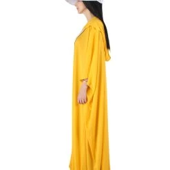 HPO Adult Women's Robe Handmaid With Bag And Bonnet Costume | Orange Cosplay Costume