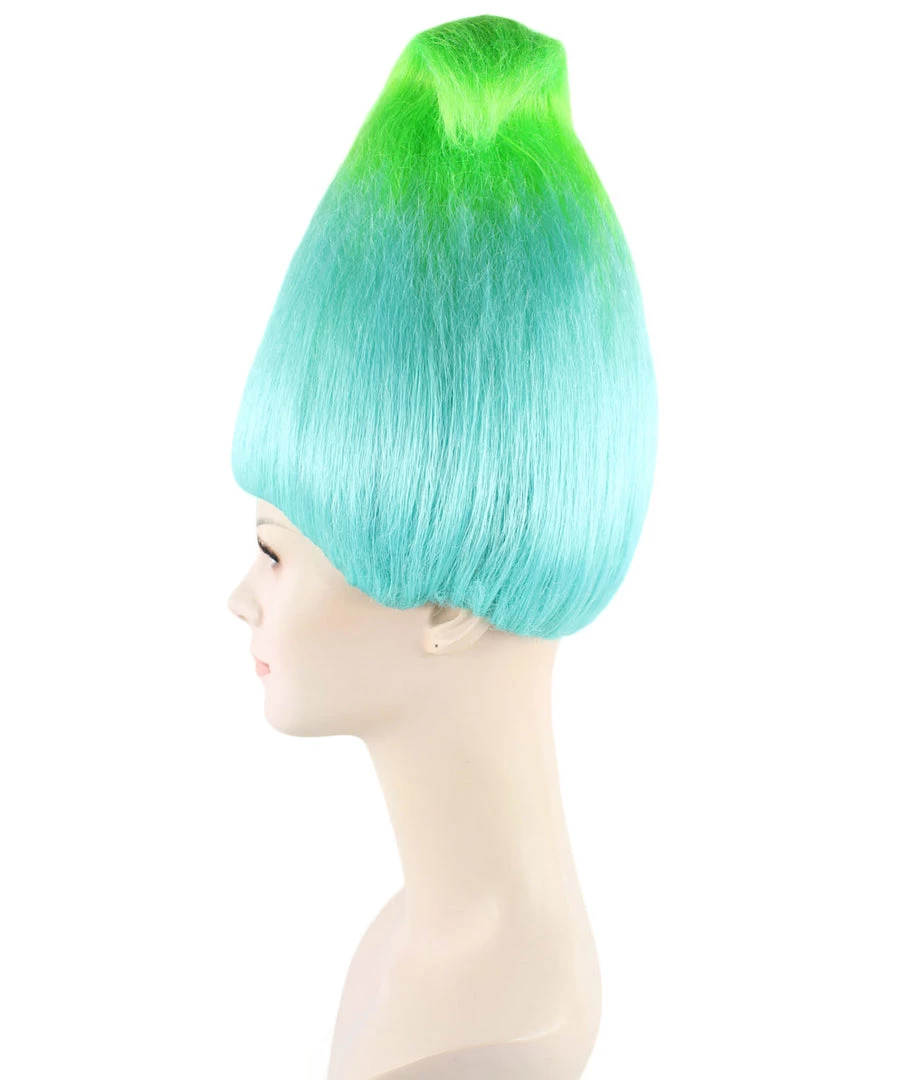 BC SALE Bluish Green Troll Wigs | Cosplay Trolls Wig | Premium Breathable Capless Cap 7 BC SALE Bluish Green Troll Wigs | Cosplay Trolls Wig | Premium Breathable Capless Cap