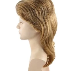 HPO Adult Men's Mullet Wig Brown | Premium Breathable Capless Cap 11 HPO Adult Men's Mullet Wig Brown | Premium Breathable Capless Cap