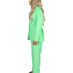 HPO Adult Women's EXCLUSIVE! Deluxe Singer Party Suit Costume | Lt. Green Cosplay Costume 11 HPO Adult Women's EXCLUSIVE! Deluxe Singer Party Suit Costume | Lt. Green Cosplay Costume