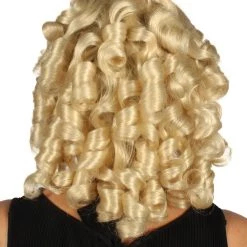 HPO Womens Colonial Lady Wig | Blonde Historical Wigs | Premium Breathable Capless Cap Women's 12 HPO Womens Colonial Lady Wig | Blonde Historical Wigs | Premium Breathable Capless Cap Women's