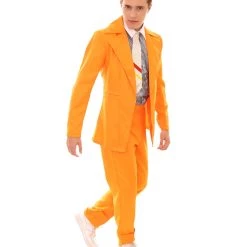HPO 70's Rock Star | Powder Blue Suit With Dickie And Tie | Premium Halloween Costume | Multiple Color Options Men's 115 HPO 70's Rock Star | Powder Blue Suit With Dickie And Tie | Premium Halloween Costume | Multiple Color Options Men's