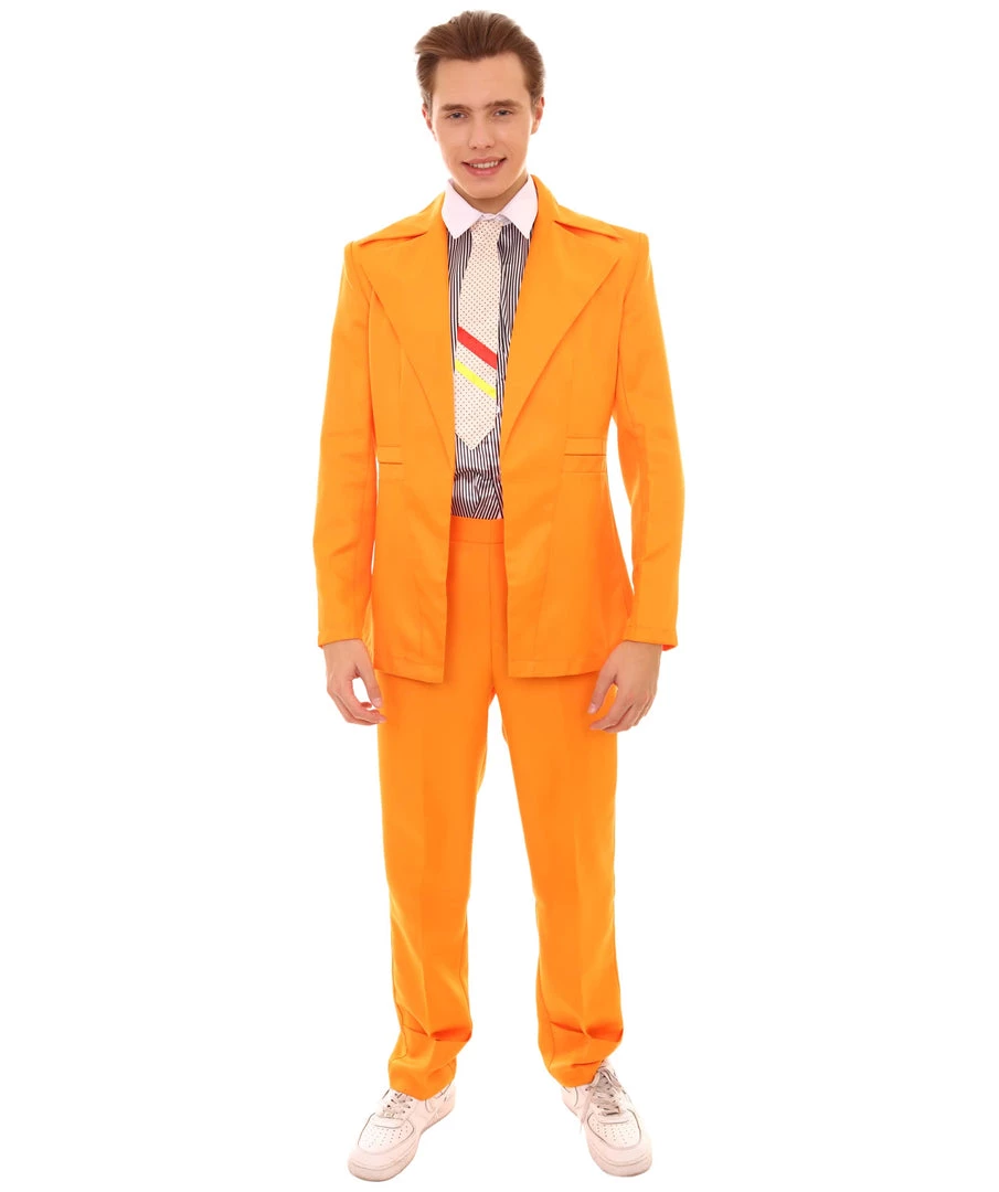 HPO 70's Rock Star | Powder Blue Suit With Dickie And Tie | Premium Halloween Costume | Multiple Color Options Men's 56 HPO 70's Rock Star | Powder Blue Suit With Dickie And Tie | Premium Halloween Costume | Multiple Color Options Men's