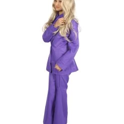 HPO Adult Women's Deluxe Party Suit Costume | Purple Cosplay Costume