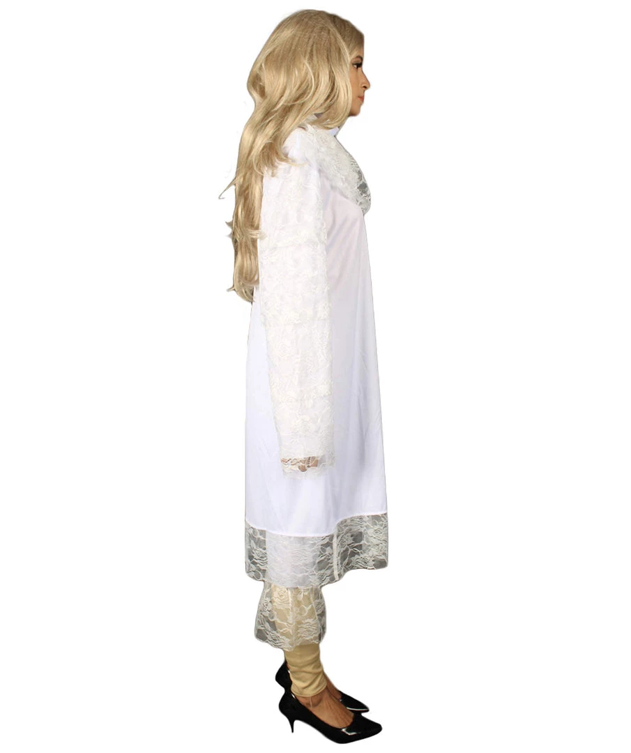 HPO Adult Women's Horror & Gothic Clown Costume | White Cosplay Costume 6 HPO Adult Women's Horror & Gothic Clown Costume | White Cosplay Costume