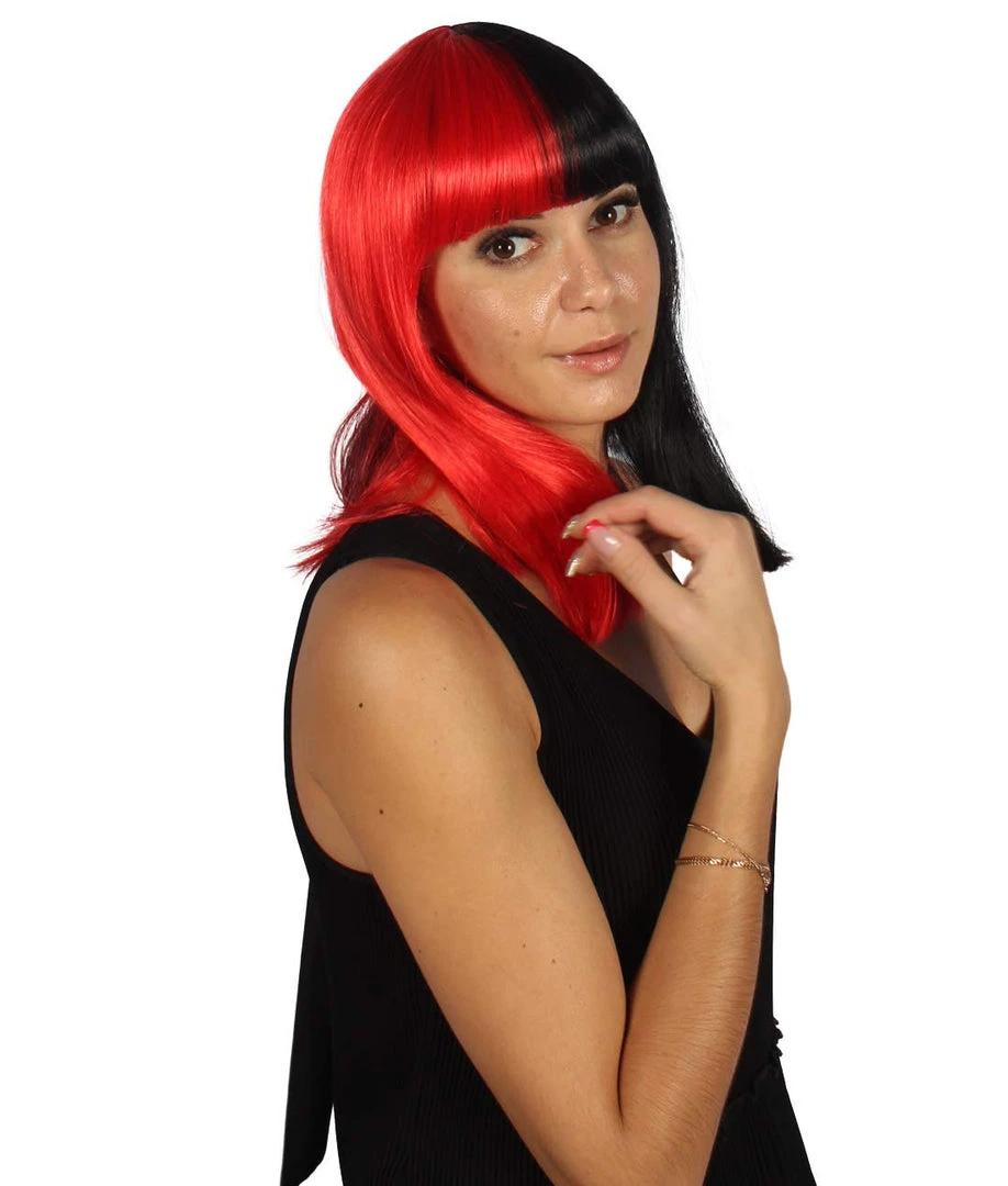 HPO Womens Two-tone Medium Bob Wig | Multiple Color Collection | Premium Breathable Capless Cap Women's Wigs 60 HPO Womens Two-tone Medium Bob Wig | Multiple Color Collection | Premium Breathable Capless Cap Women's Wigs