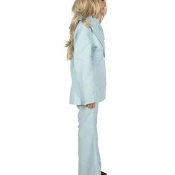 HPO Adult Women's Deluxe Singer Party Suit Costume | Lt.Blue Cosplay Costume