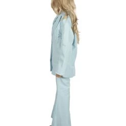 HPO Adult Women's Deluxe Singer Party Suit Costume | Lt.Blue Cosplay Costume