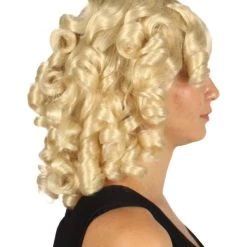 HPO Womens Colonial Lady Wig | Blonde Historical Wigs | Premium Breathable Capless Cap Women's 13 HPO Womens Colonial Lady Wig | Blonde Historical Wigs | Premium Breathable Capless Cap Women's