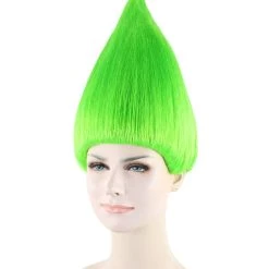 Troll Style Unisex Wig Elf Neon Green Kids Wig | HPO Women's