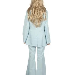 HPO Adult Women's Deluxe Singer Party Suit Costume | Lt.Blue Cosplay Costume