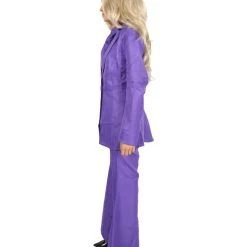 HPO Adult Women's Deluxe Party Suit Costume | Purple Cosplay Costume