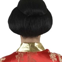 BC Men's Banana Costumes Womens Geisha Wig Black