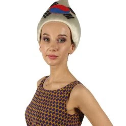 FLAGWIGS South Korea Flag Sport Troll Wig | Premium Breathable Capless Cap Women's