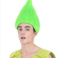 Troll Style Unisex Wig Elf Neon Green Kids Wig | HPO Women's