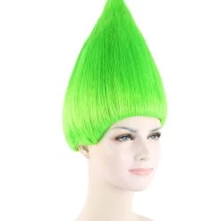 Troll Style Unisex Wig Elf Neon Green Kids Wig | HPO Women's