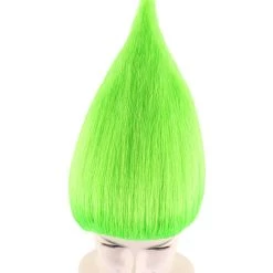 Troll Style Unisex Wig Elf Neon Green Kids Wig | HPO Women's