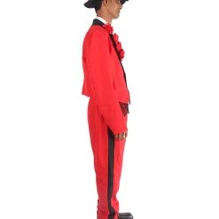 HPO Adult Men's Day Of The Dead Senor Horror Costume | Red Halloween Costume