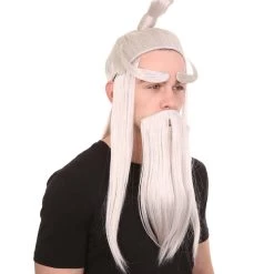 HPO Martial Arts Master Mens Wig Beard Eyebrow Set | Asian Wig | Premium Breathable Capless Cap 16 HPO Martial Arts Master Mens Wig Beard Eyebrow Set | Asian Wig | Premium Breathable Capless Cap