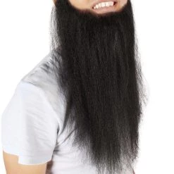 Men's Southern Long Beard Set | Synthetic Facial Hair | Multiple Color Options | HPO