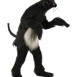 HPO White And Black Mouse Costume With Mask And Tail - Long Breathable Synthetic Fibers Bundle 15 HPO White And Black Mouse Costume With Mask And Tail - Long Breathable Synthetic Fibers Bundle