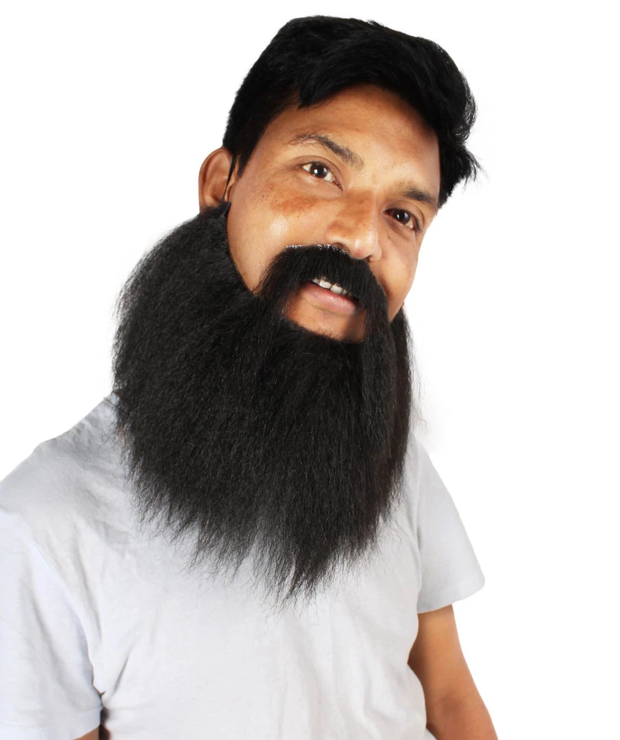 HPO Men's Synthetic Hair Long Beard Cosplay Facial Hair Multiple Color Options 21 HPO Men's Synthetic Hair Long Beard Cosplay Facial Hair Multiple Color Options