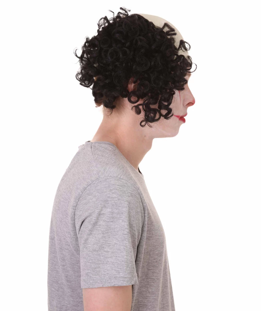 HPO Half Bald Head Curly Men Wig Collection | Premium Breathable Capless Cap Men's 13 HPO Half Bald Head Curly Men Wig Collection | Premium Breathable Capless Cap Men's