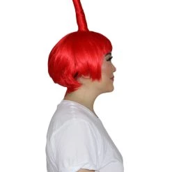 HPO Animation Creature Womens Wig | Red Sexy Cosplay Party Halloween Wig | Premium Breathable Capless Cap 10 HPO Animation Creature Womens Wig | Red Sexy Cosplay Party Halloween Wig | Premium Breathable Capless Cap