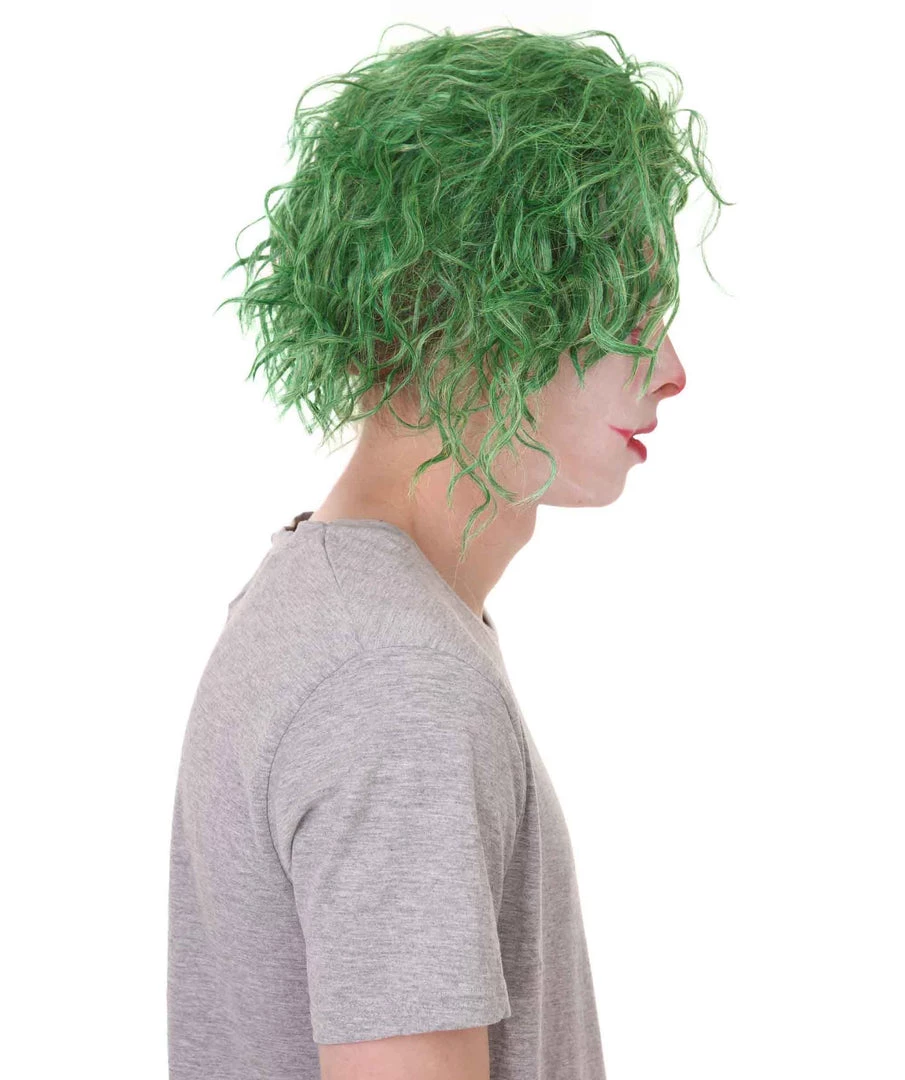 HPO Men's TV Movie Jocker Wig | Green Wigs 5 HPO Men's TV Movie Jocker Wig | Green Wigs