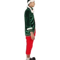HPO Men's Deluxe Santa's Elf Costume | Holiday Costumes