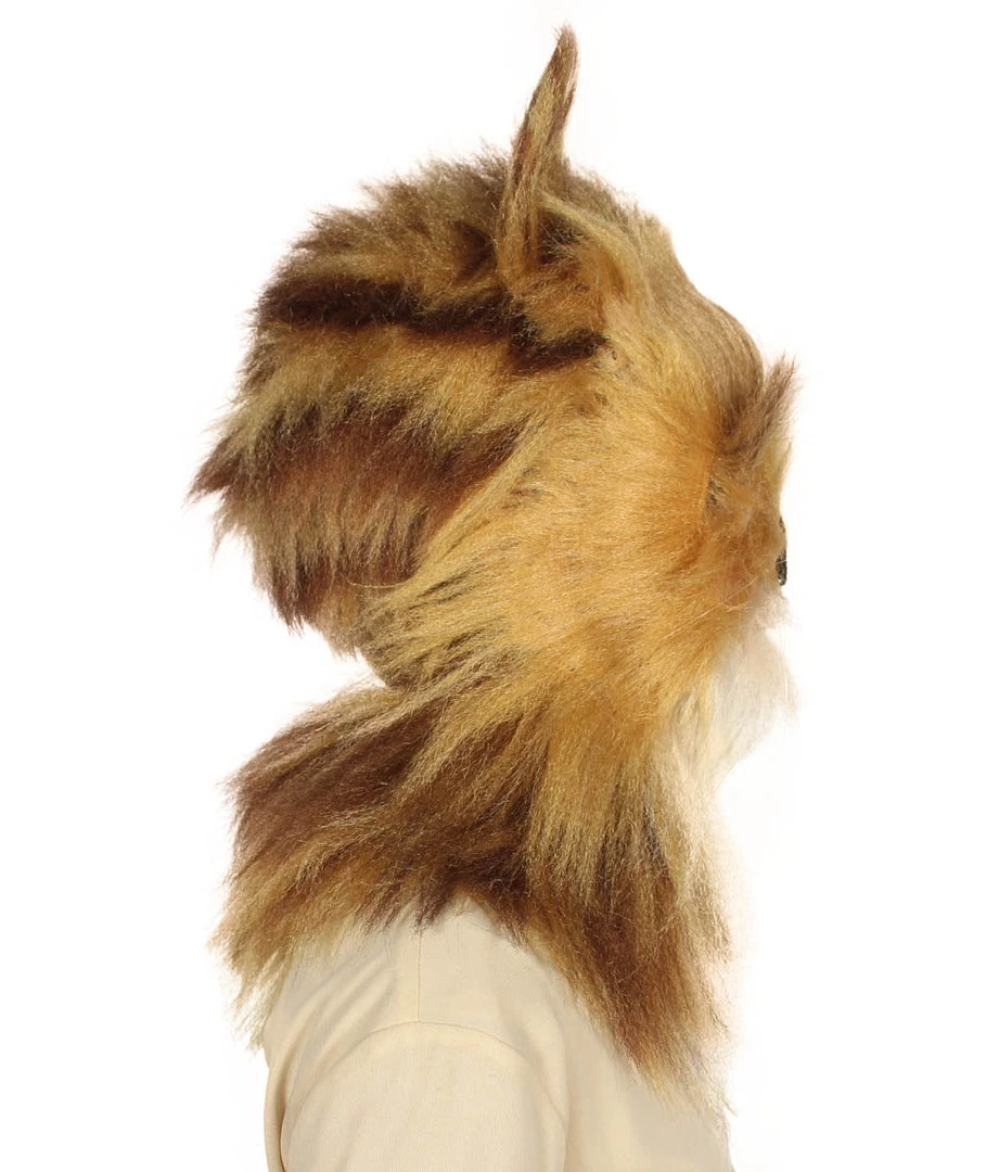 HPO Furry Fox Collection | Women's White And Blonde Straight Furry Cat Cosplay Wig & Mask | Premium Breathable Capless Cap 5 HPO Furry Fox Collection | Women's White And Blonde Straight Furry Cat Cosplay Wig & Mask | Premium Breathable Capless Cap