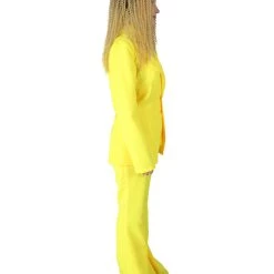HPO Adult Women's Deluxe Party Suit Costume | Yellow Cosplay Costume
