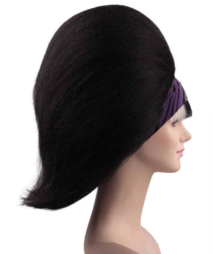 HPO Vampire Womens Wig | Jumbo Super Size Vampire Character Cosplay Halloween Wig | Premium Breathable Capless Cap Men's 5 HPO Vampire Womens Wig | Jumbo Super Size Vampire Character Cosplay Halloween Wig | Premium Breathable Capless Cap Men's