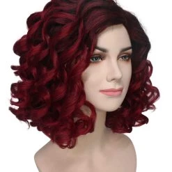 BC Sexy Curls | Women's Red Color Curly Shoulder Length Trendy Sexy Curls Wig