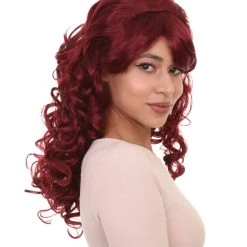 HPO Silver Screen Sensation Womens Red Adult Wig | Movie Character Cosplay Halloween Wig | Premium Breathable Capless Cap 14 HPO Silver Screen Sensation Womens Red Adult Wig | Movie Character Cosplay Halloween Wig | Premium Breathable Capless Cap